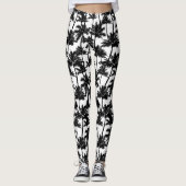 Palm Tree Shadow Pattern Leggings (Vorderseite)