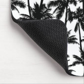 Palm Tree Shadow Pattern Mousepad (Ecke)