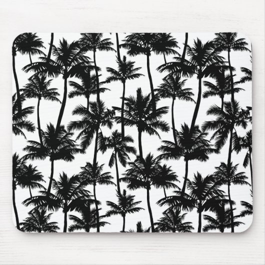 Palm Tree Shadow Pattern Mousepad (Vorne)