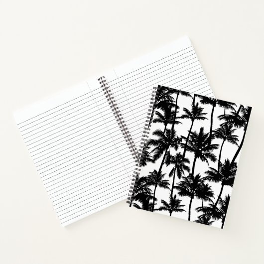 Palm Tree Shadow Pattern Notizblock (Innenseite)