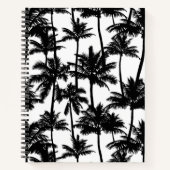 Palm Tree Shadow Pattern Notizblock (Vorderseite)