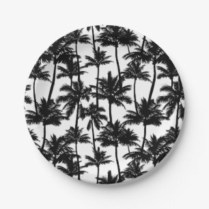 Palm Tree Shadow Pattern Pappteller