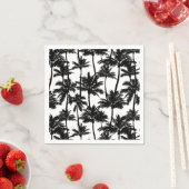 Palm Tree Shadow Pattern Serviette (Beispiel)