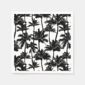 Palm Tree Shadow Pattern Serviette (Vorderseite)