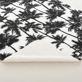 Palm Tree Shadow Pattern Sherpadecke (3/4)