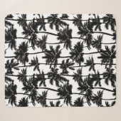 Palm Tree Shadow Pattern Sherpadecke (Vorderseite (Horizontal))