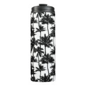 Palm Tree Shadow Pattern Thermosbecher (Vorderseite)