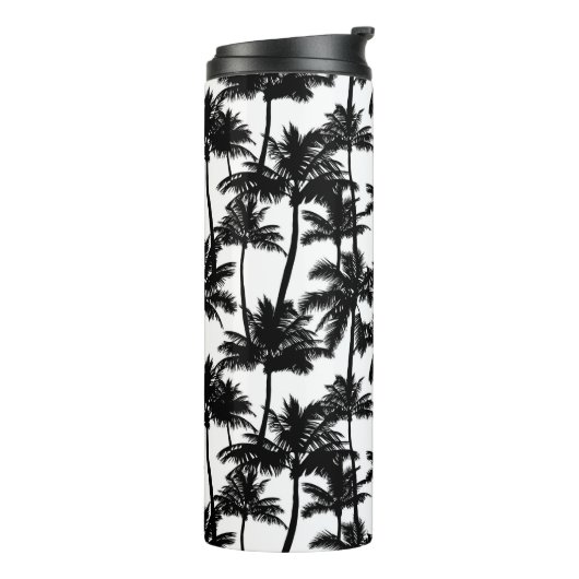 Palm Tree Shadow Pattern Thermosbecher (Nach links gedreht)