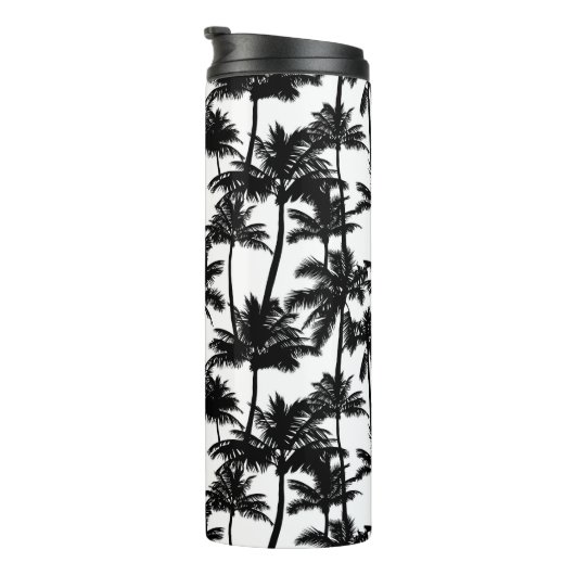 Palm Tree Shadow Pattern Thermosbecher (Nach rechts gedreht)