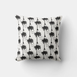 Palm Tree Silhouette Beach Lover Kissen