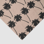 Palm Tree Silhouette - benutzerdefinierter Farbhin Seidenpapier (Detail)