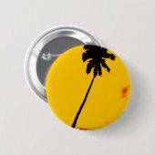 Palm Tree Silhouette Button (Vorne & Hinten)