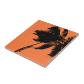 Palm Tree Silhouette Fliese (Seite)