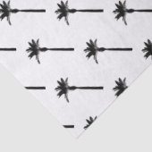 Palm Tree Silhouette Küstenwüste tropisch Seidenpapier (Ausschnitt)