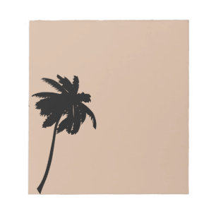 Palm Tree Silhouette Notizblock