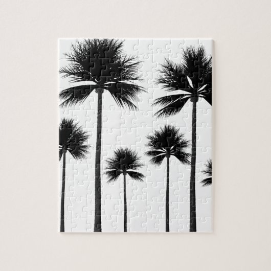 Palm Tree Silhouette Puzzle (Vertikal)
