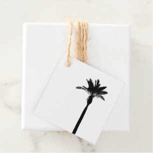 Palm Tree Silhouette Reisen Küste Moderne Eleganz Geschenkanhänger
