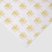 Palm Tree Silhouette Wedding Seidenpapier (Ausschnitt)