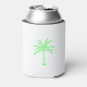 Palm Tree Sketch Green Dosenkühler (Kanne Rückseite)