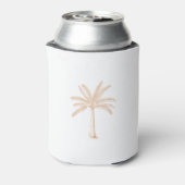 Palm Tree Sketch Tan Dosenkühler (Kanne Rückseite)