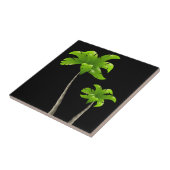 Palm Tree Small (4,25" x 4,25") Keramik Foto Tile Fliese (Seite)