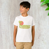 Palm Tree Sommer mit Sonne und Strand T-Shirt