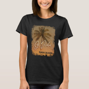 PALM TREE St. John Jungfrau Islands T-Shirt