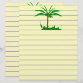 Palm Tree Stationery (Vorne/Hinten)