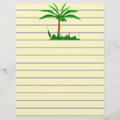 Palm Tree Stationery (Rückseite)