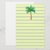 Palm Tree Stationery Briefpapier (Vorne/Hinten)