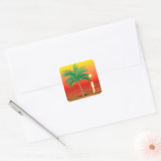 Palm Tree Sticker (Umschlag)