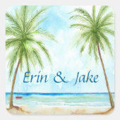 Palm Tree Sticker (Vorderseite)