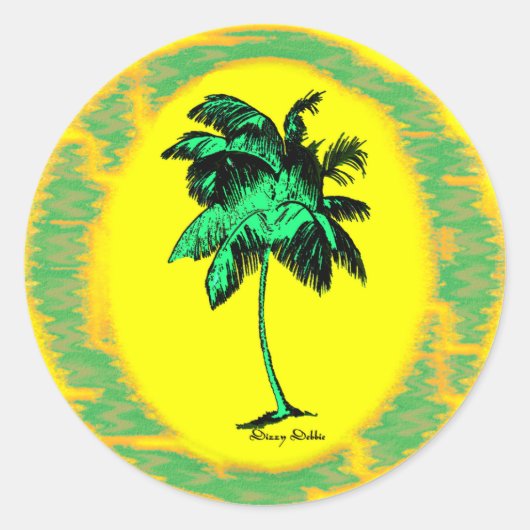 Palm Tree Stickers (Vorderseite)