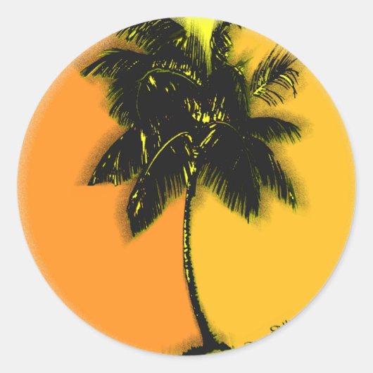 Palm Tree Stickers (Vorderseite)