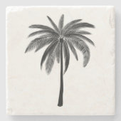 Palm Tree Stone Untersetzer (Vorderseite)