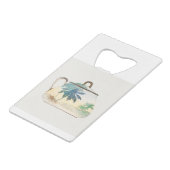 Palm Tree Sugar Bowl von Noritake Factory Geldbeutel Flaschenöffner (Rückseite Schrägansicht)