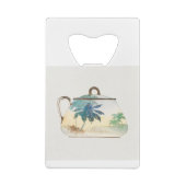 Palm Tree Sugar Bowl von Noritake Factory Geldbeutel Flaschenöffner (Rückseite)