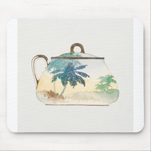 Palm Tree Sugar Bowl von Noritake Factory Mousepad