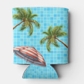 Palm Tree Sun Regenschirm Sommer Dosenkühler (Rückseite)