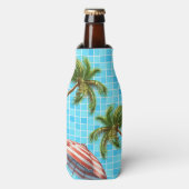 Palm Tree Sun Regenschirm Sommer Flaschenkühler (Flaschenvorderseite)