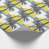 Palm Tree Sunrise Geschenkpapier (Ecke)