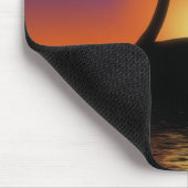 Palm Tree Sunrise Mousepad (Ecke)