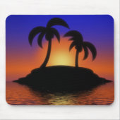 Palm Tree Sunrise Mousepad (Vorne)