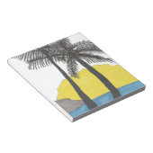 Palm Tree Sunrise Notizblock (angewinkelt)