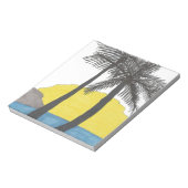 Palm Tree Sunrise Notizblock (Rotiert)