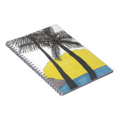 Palm Tree Sunrise Notizblock (Rechte Seite)
