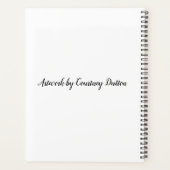 Palm Tree Sunset Design - Planer (Rückseite)