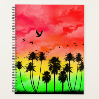 Palm Tree Sunset Design - Planer