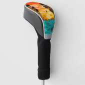 Palm Tree Sunset Golf Headcover (angewinkelt)