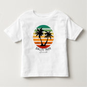 Palm Tree Sunset Kleinkind T-shirt (Vorderseite)